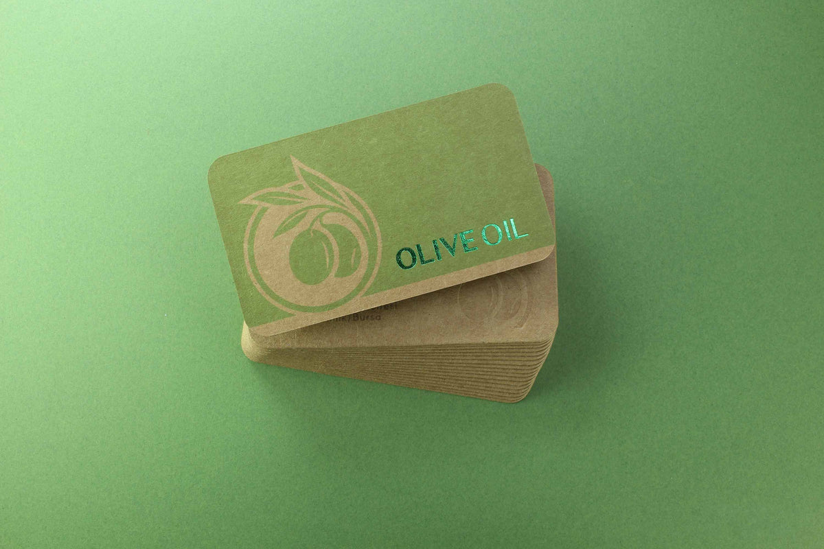 Business Cards, Fantasy Kraft Paper, Premium Business Card, Trigromy, Black Paper, Gilding Printing, Duplex Plastering, Custom Design