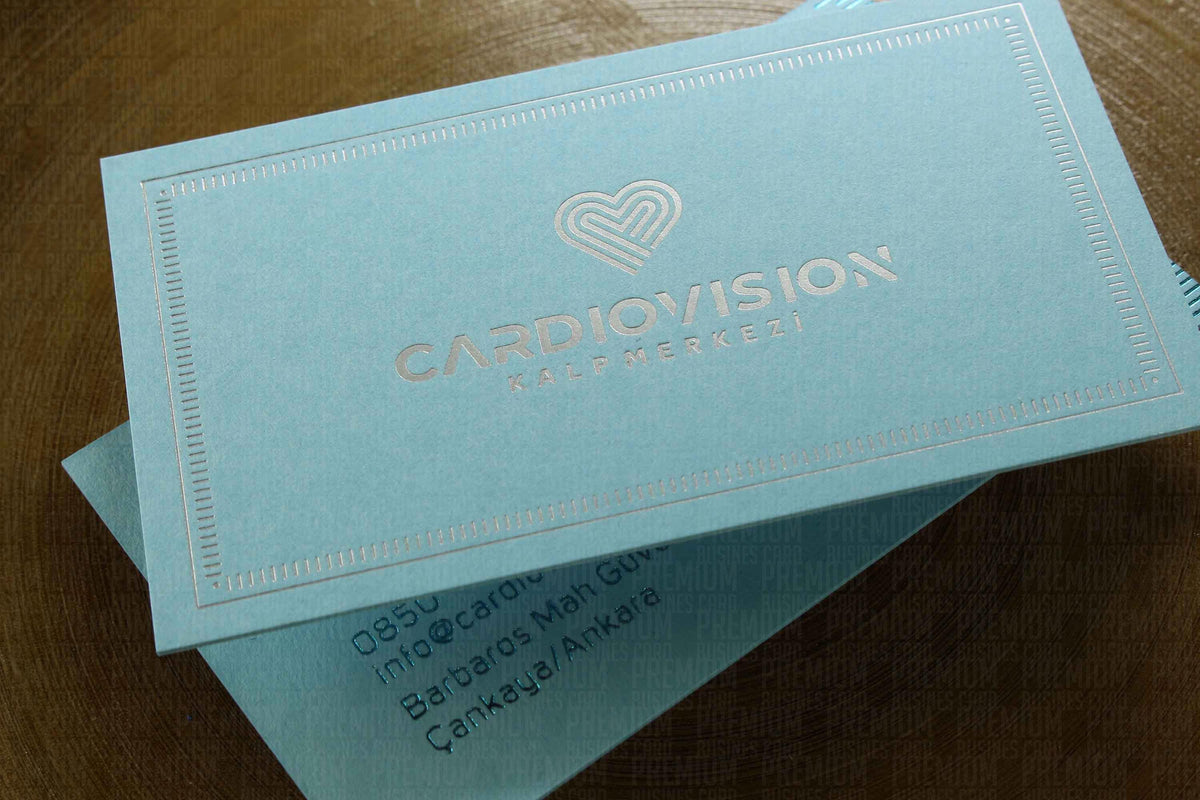 Business Cards, Fantasy Light Blue Paper, Premium Business Card, Fantasy Black Paper, Gilding Printing, Duplex Plastering, Custom Design