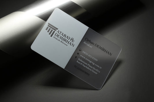 Clear Transparent Business Cards, Business Cards, Premium Business Card, Custom Design, High Quality