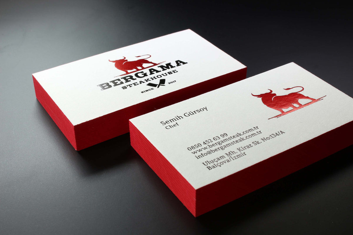 Business Cards, Fantasy White Paper, Premium Business Card, Fantasy Paper, Gilding Printing, Duplex Plastering, Custom Design, High Quality