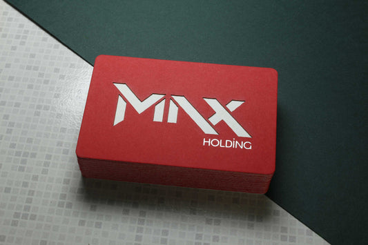 Business Cards, Fantasy White Paper, Premium Business Card, Fantasy Paper, Gilding Printing, Duplex Plastering, Custom Design, High Quality