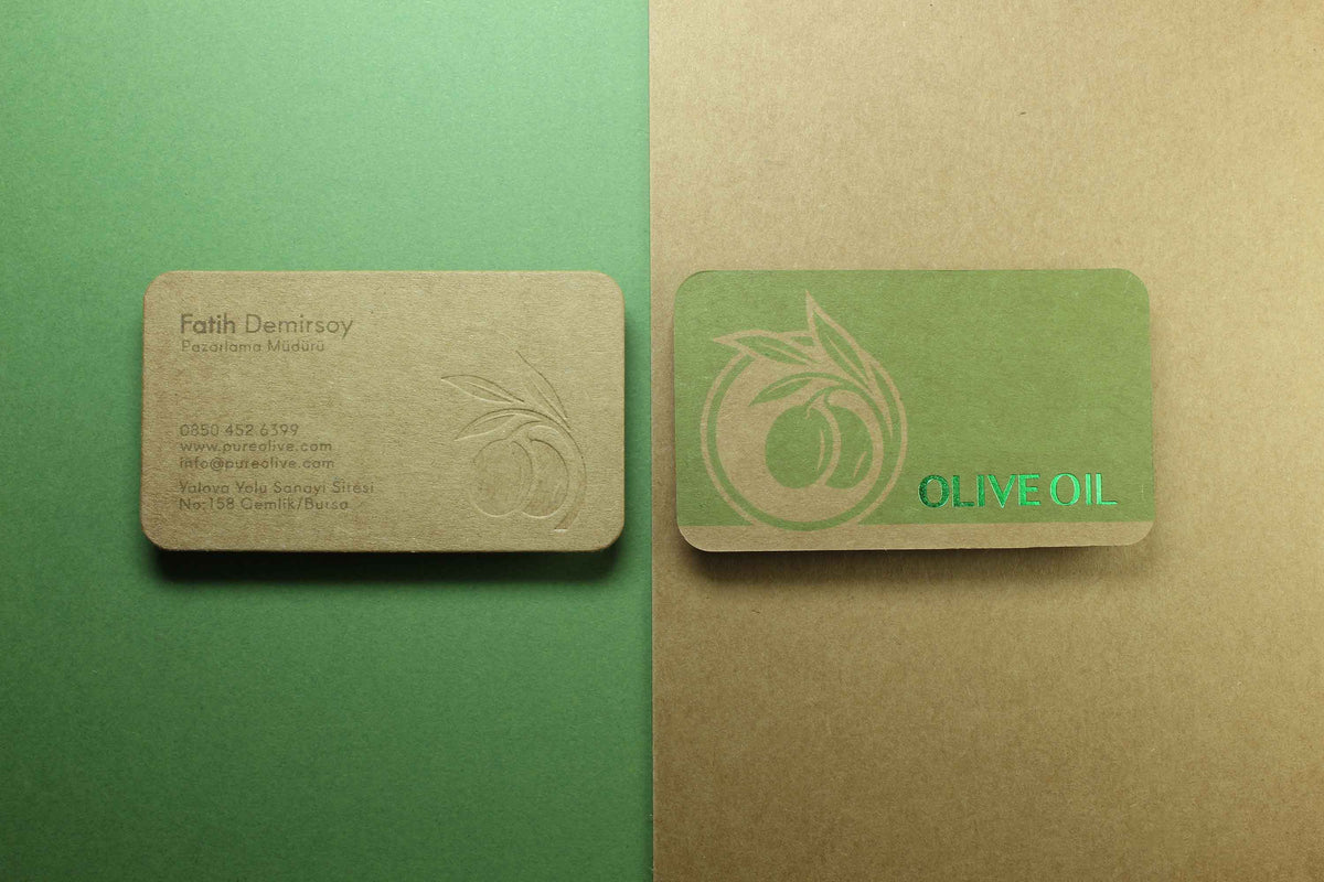 Business Cards, Fantasy Kraft Paper, Premium Business Card, Trigromy, Black Paper, Gilding Printing, Duplex Plastering, Custom Design