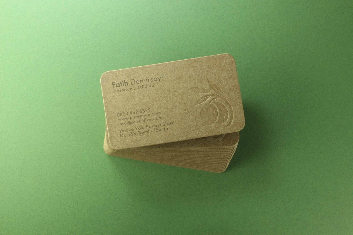 Business Cards, Fantasy Kraft Paper, Premium Business Card, Trigromy, Black Paper, Gilding Printing, Duplex Plastering, Custom Design