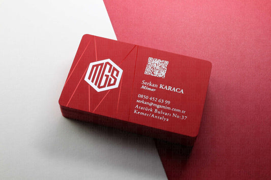 Business Cards, Suede Red Paper, Premium Business Card, Fantasy Black Paper, Gilding Printing, Duplex Plastering, Custom Design