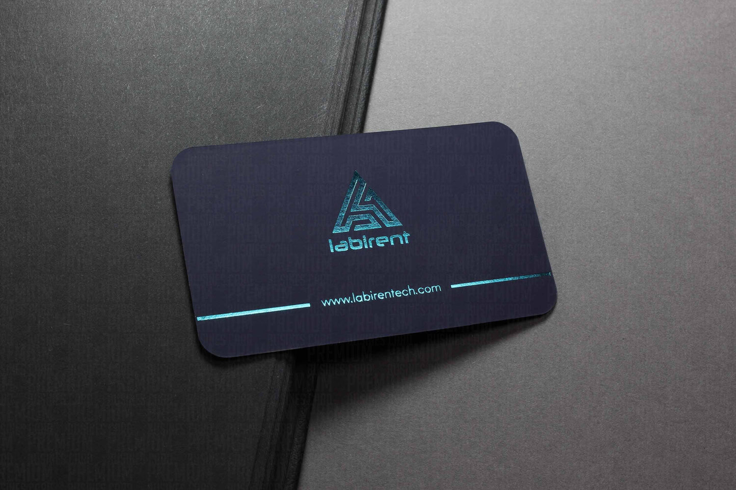 Business Cards, Suede Navy Blue Paper, Premium Business Card, Fantasy Black Paper, Gilding Printing, Duplex Plastering, Custom Design