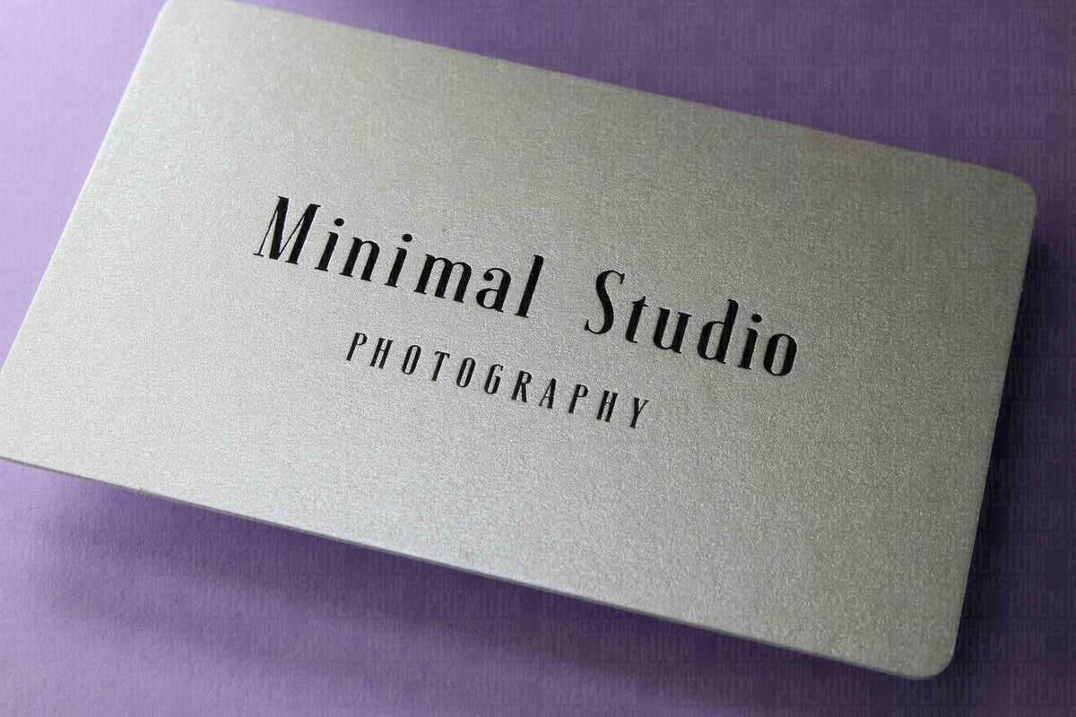 Business Cards, Fantasy Shimmery Silver Paper, Premium Business Card, Fantasy Paper, Gilding Printing, Duplex Plastering, Custom Design,