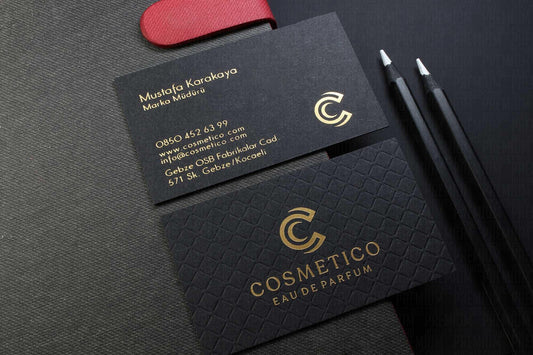 Business Cards, Fantasy Black Paper, Premium Business Card, Gilding Printing, Duplex Plastering, Custom Design,