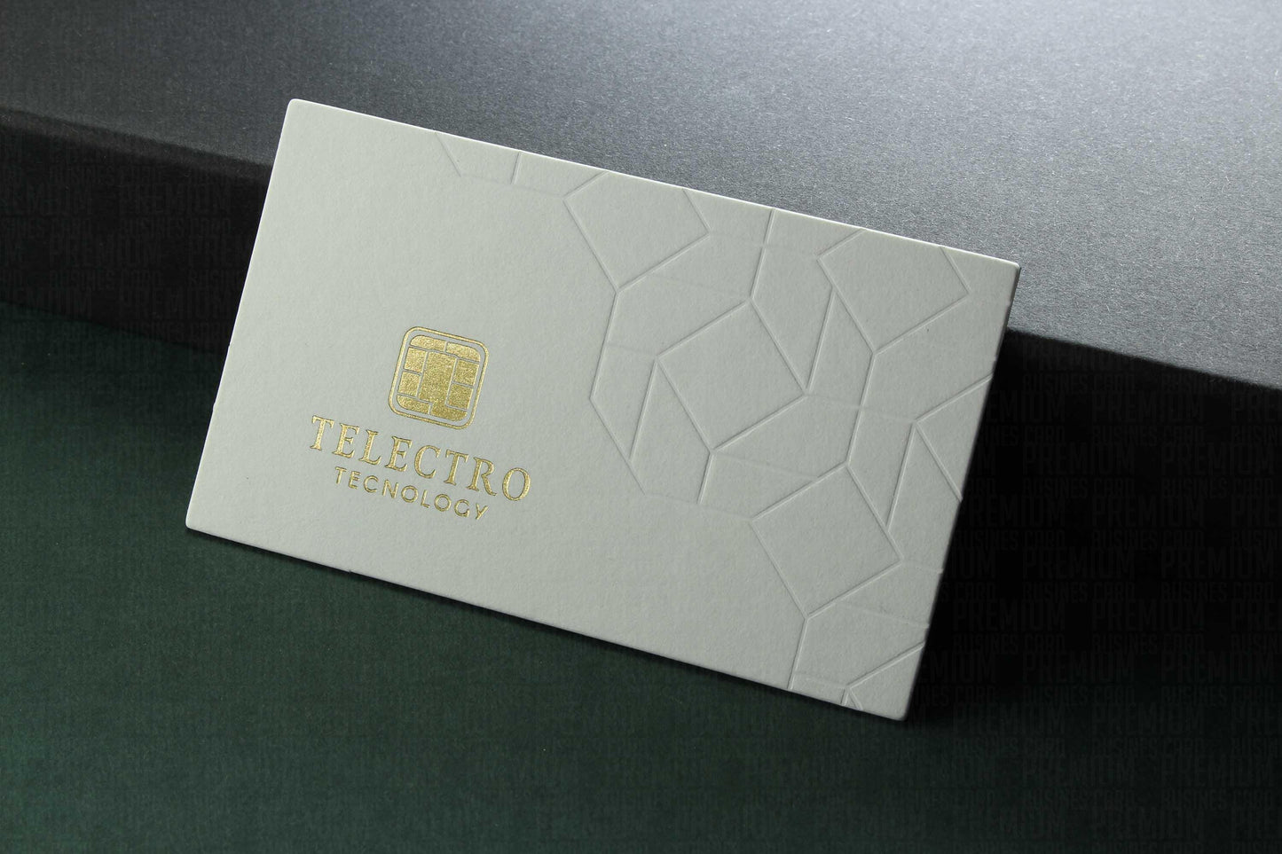 Business Cards, Fantasy Green Paper, Premium Business Card, Fantasy Black Paper, Gilding Printing, Duplex Plastering, Custom Design