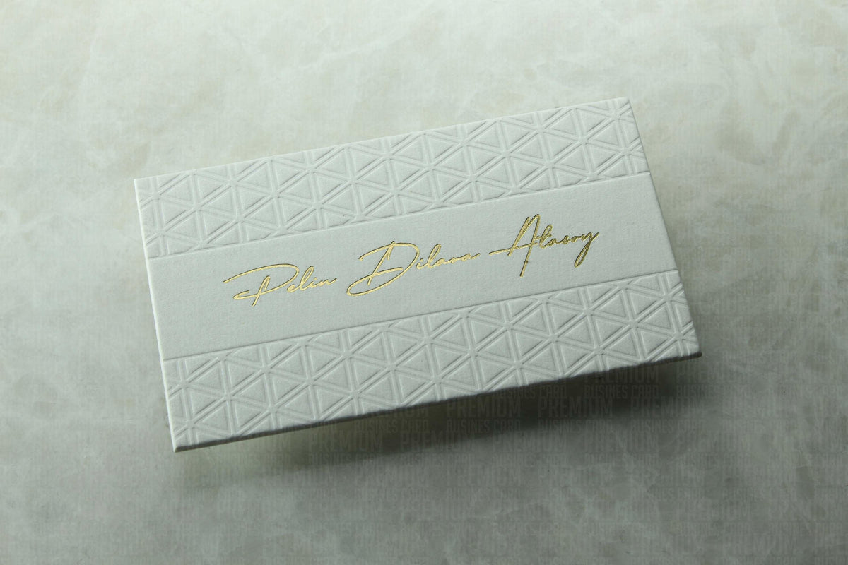 Business Cards, Fantasy White Paper, Premium Business Card, Fantasy Paper, Gilding Printing, Duplex Plastering, Custom Design, High Quality