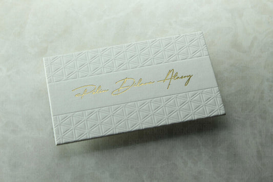 Business Cards, Fantasy White Paper, Premium Business Card, Fantasy Paper, Gilding Printing, Duplex Plastering, Custom Design, High Quality