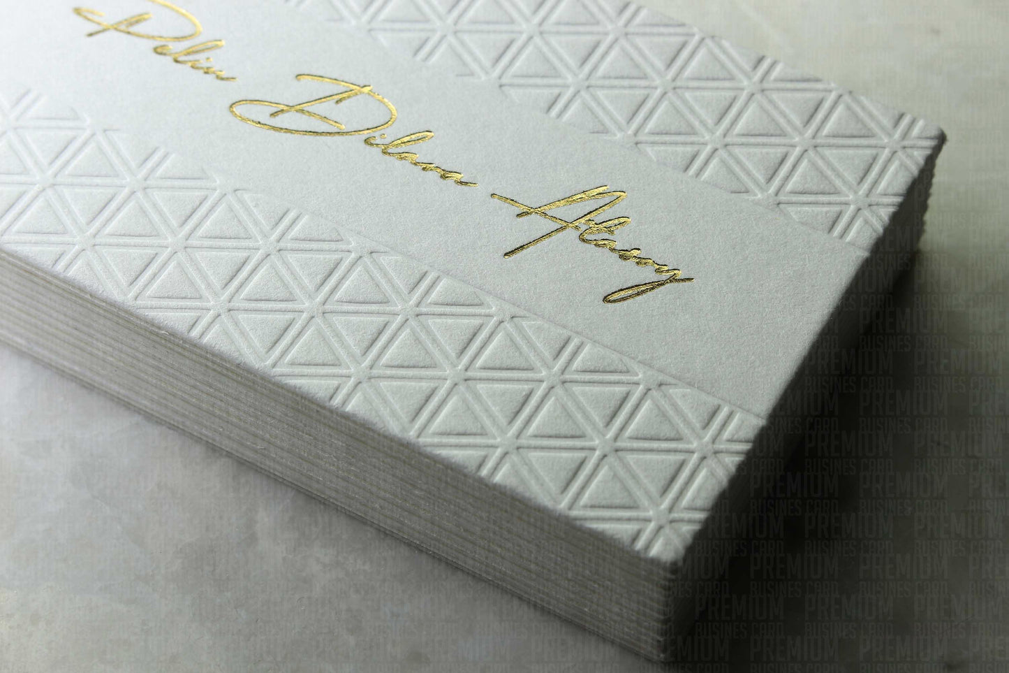 Business Cards, Fantasy White Paper, Premium Business Card, Fantasy Paper, Gilding Printing, Duplex Plastering, Custom Design, High Quality