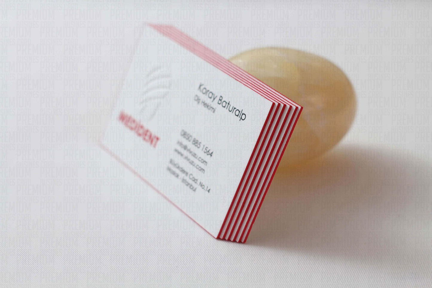 Business Cards, Cotton Paper, Embossing (Relief), Edge Dyeing, Premium Business Card, Gilding Printing, Duplex Plastering, High Quality,