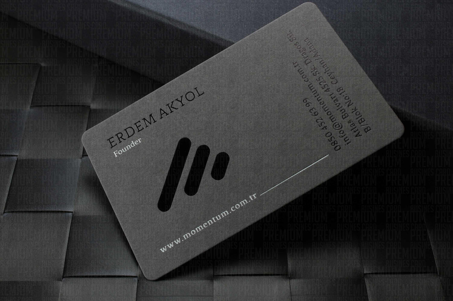 Business Cards, Fantasy Gray Paper, Premium Business Card, Fantasy Paper, Gilding Printing, Duplex Plastering, Custom Design, High Quality