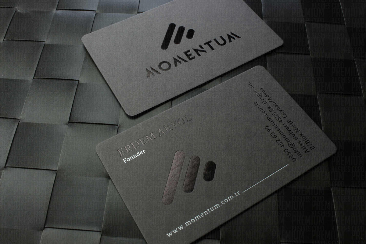 Business Cards, Fantasy Gray Paper, Premium Business Card, Fantasy Paper, Gilding Printing, Duplex Plastering, Custom Design, High Quality
