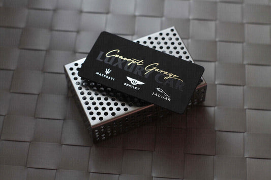 Business Cards, Suede Black Paper, Premium Business Card, Fantasy Black Paper, Gilding Printing, Duplex Plastering, Custom Design