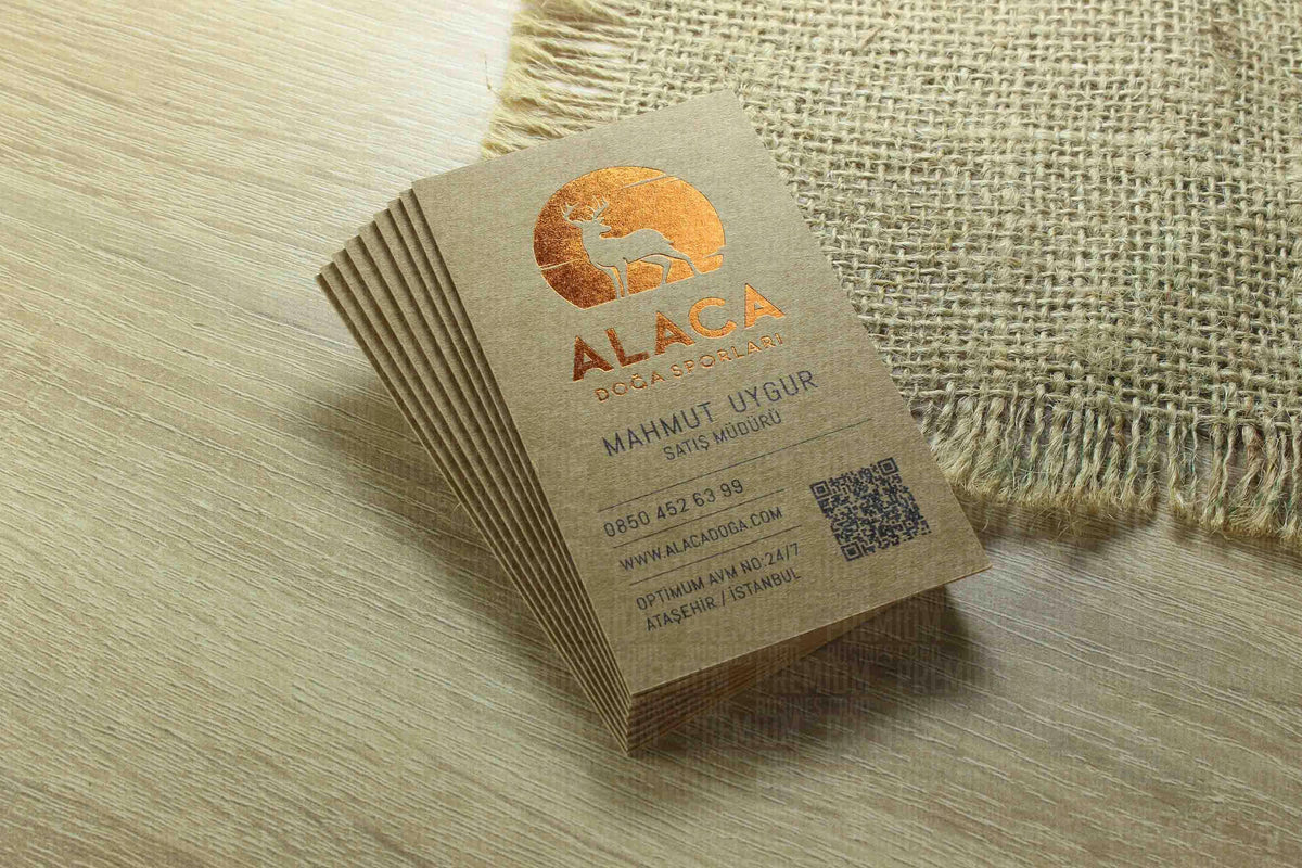 Business Cards, Fantasy Kraft Paper, Premium Business Card, Trigromy, Black Paper, Gilding Printing, Duplex Plastering, Custom Design