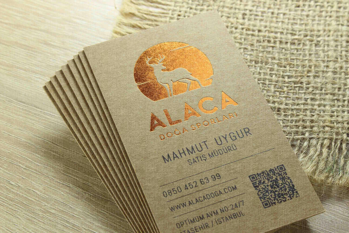 Business Cards, Fantasy Kraft Paper, Premium Business Card, Trigromy, Black Paper, Gilding Printing, Duplex Plastering, Custom Design