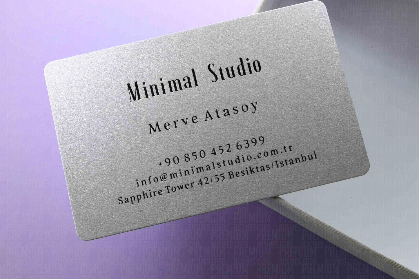 Business Cards, Fantasy Shimmery Silver Paper, Premium Business Card, Fantasy Paper, Gilding Printing, Duplex Plastering, Custom Design,