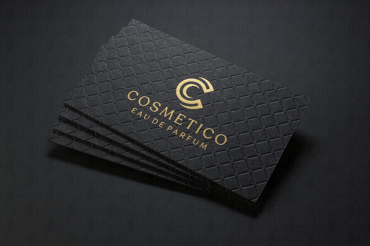 Business Cards, Fantasy Black Paper, Premium Business Card, Gilding Printing, Duplex Plastering, Custom Design,