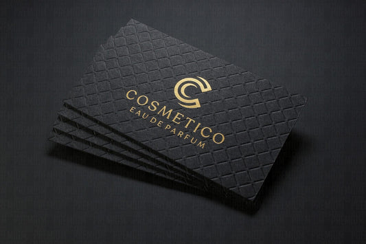 Business Cards, Fantasy Black Paper, Premium Business Card, Gilding Printing, Duplex Plastering, Custom Design,