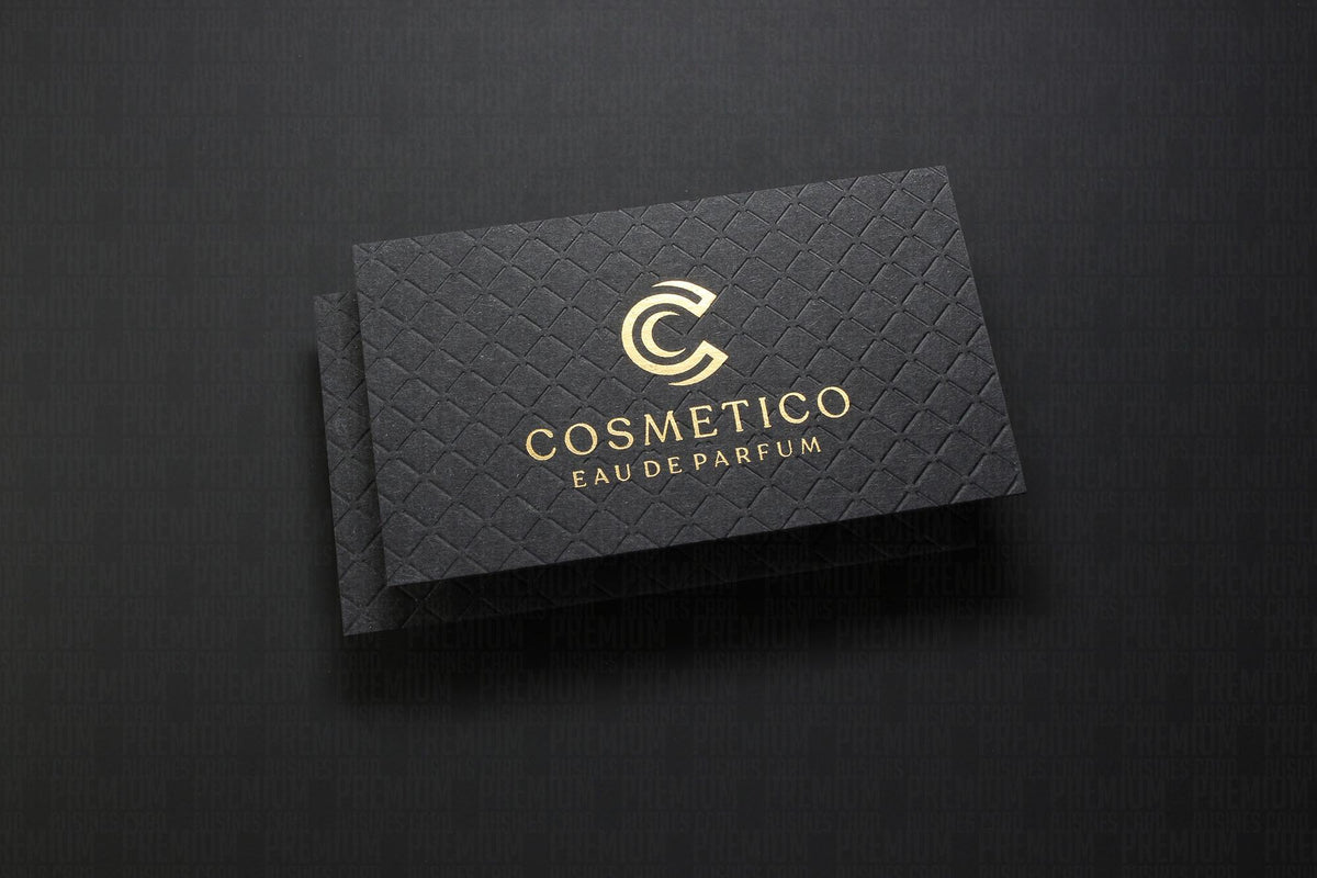 Business Cards, Fantasy Black Paper, Premium Business Card, Gilding Printing, Duplex Plastering, Custom Design,
