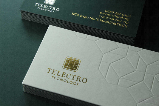 Business Cards, Fantasy Green Paper, Premium Business Card, Fantasy Black Paper, Gilding Printing, Duplex Plastering, Custom Design