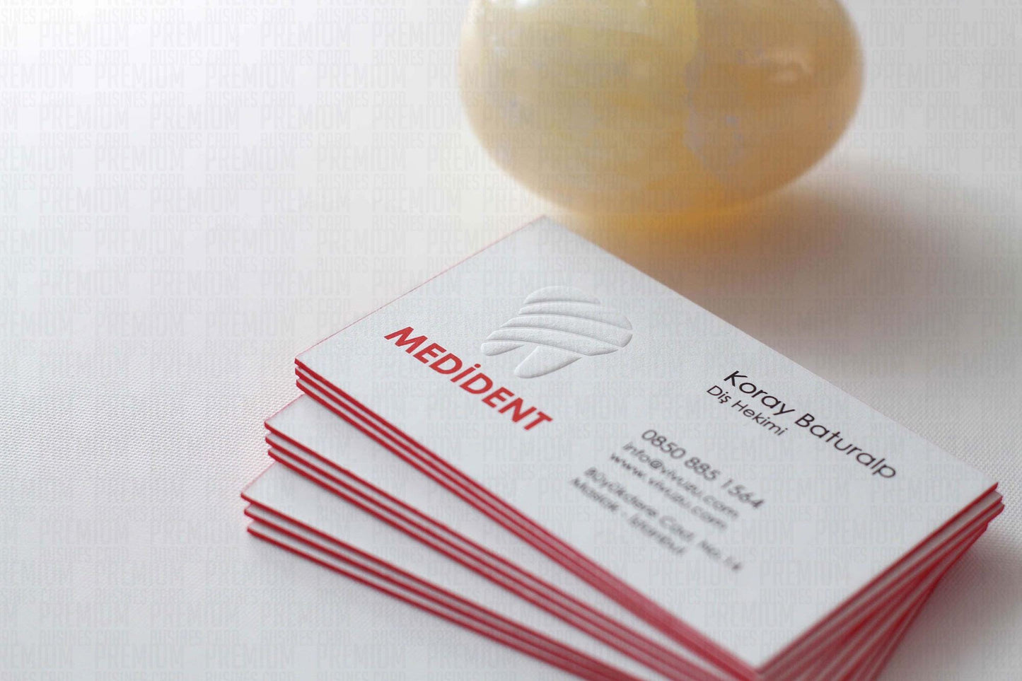 Business Cards, Cotton Paper, Embossing (Relief), Edge Dyeing, Premium Business Card, Gilding Printing, Duplex Plastering, High Quality,