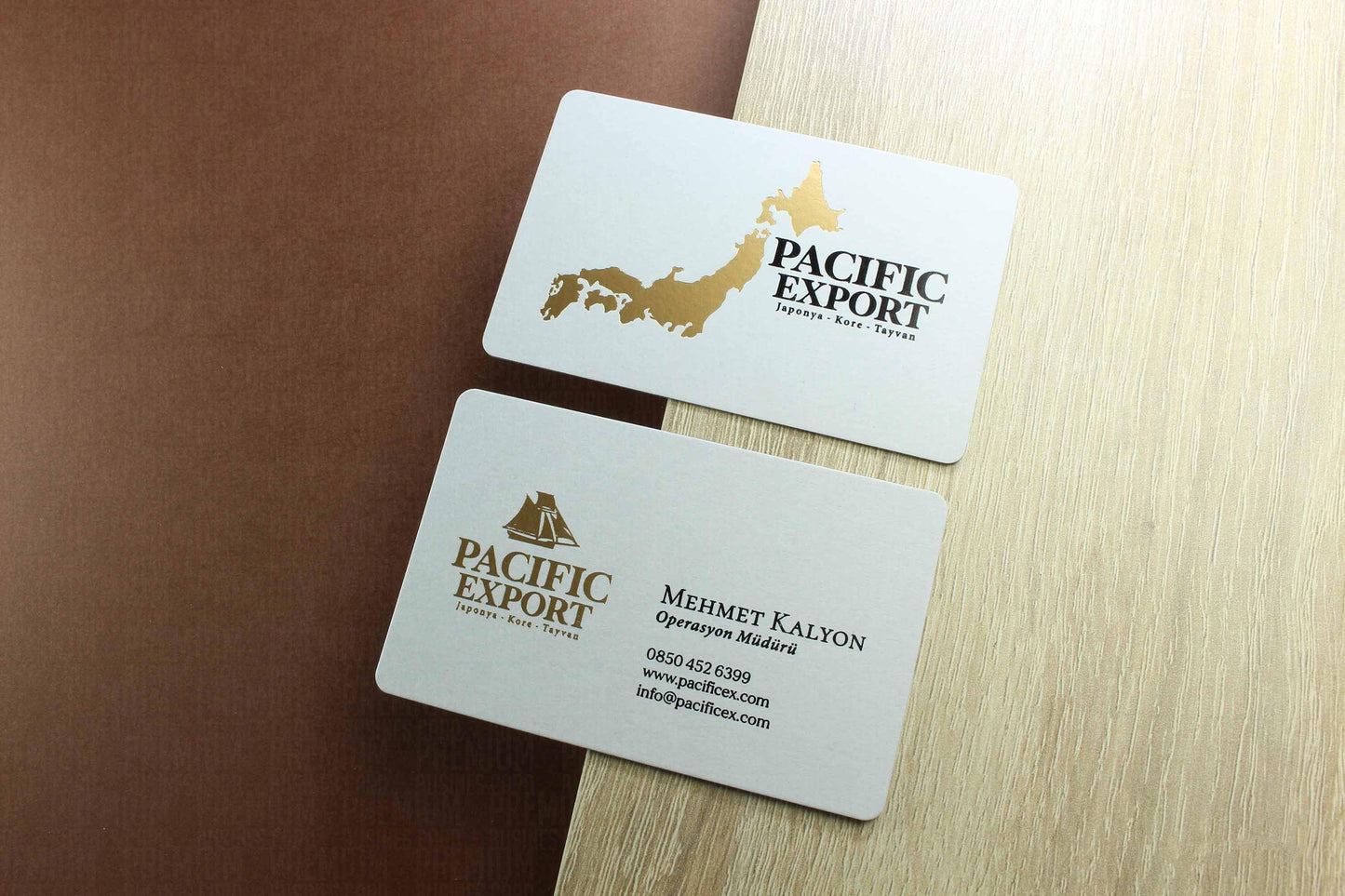Business Cards, Fantasy Light Grey Paper, Premium Business Card, Fantasy Paper, Gilding Printing, Duplex Plastering, Custom Design